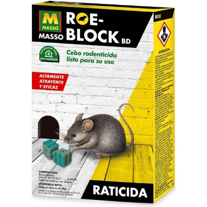 Imagen de RATICIDA EN BLOQUE MASSO