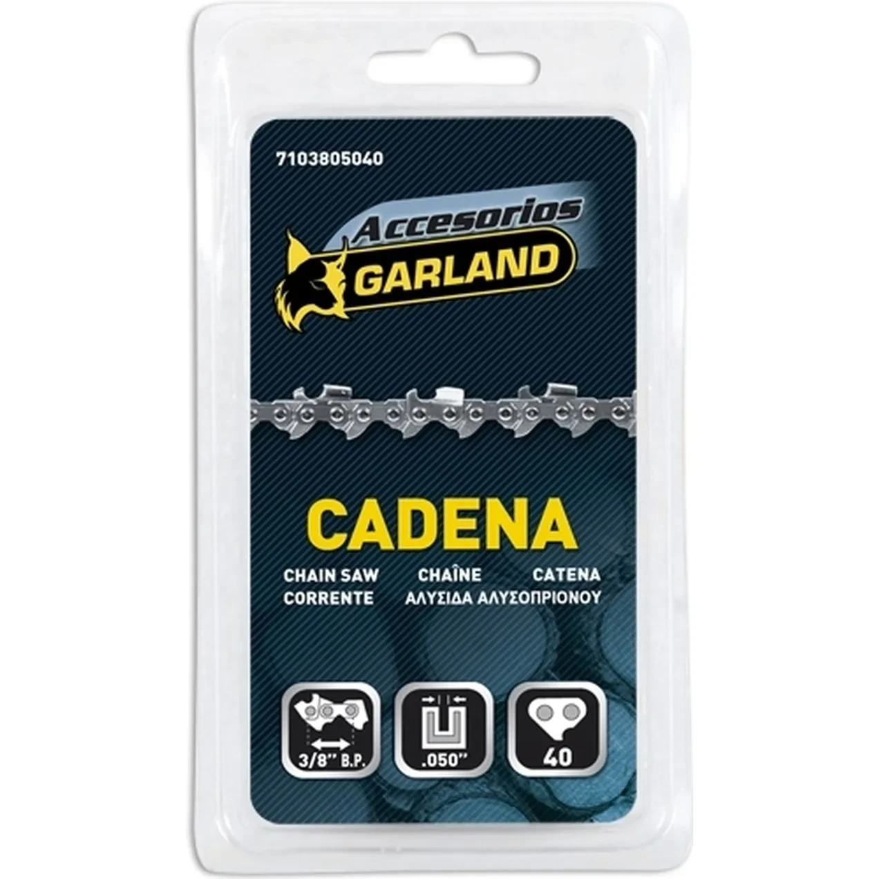 Imagen de CADENA MOTOSIERRA 40 ESLAB 3/8