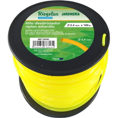 Imagen de RGX HILO DESBROZADORA NYLON RED.2,4MMX100M AMARILL RGX HILO DESBROZADORA NYLON RED.2,4MMX100M AMARILL