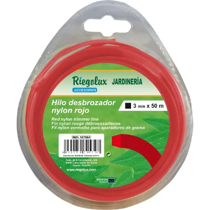 Imagen de RGX HILO DESBROZADORA NYLON CUADRADO 3MMX 50M RGX HILO DESBROZADORA NYLON CUADRADO 3MMX 50M