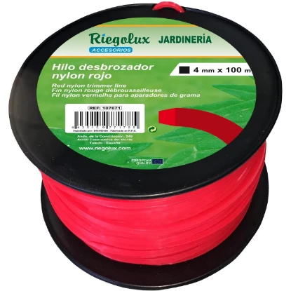 Imagen de RGX HILO DESBROZADORA NYLON CUADRADO 4 MM X 100M RGX HILO DESBROZADORA NYLON CUADRADO 4 MM X 100M