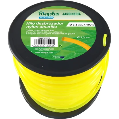 Imagen de RGX HILO DESBROZADORA NYLON RED.3,3MMX100M AMARIL RGX HILO DESBROZADORA NYLON RED.3,3MMX100M AMARIL