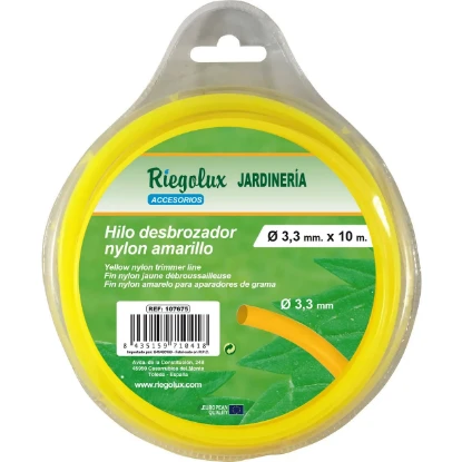 Imagen de RGX HILO DESBROZADORA NYLON RED.3,3MMX 10M AMARIL RGX HILO DESBROZADORA NYLON RED.3,3MMX 10M AMARIL