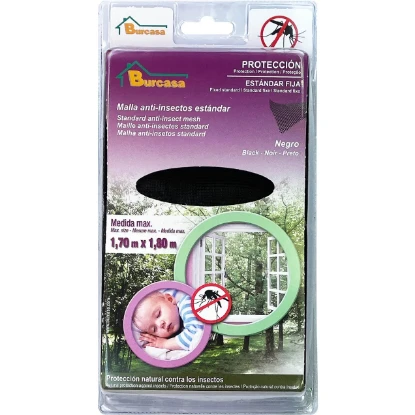 Imagen de BR MALLA ANTI-INSECT. STDARD NEGRO 1,7X1,8 BR MALLA ANTI-INSECT. STDARD NEGRO 1,7X1,8