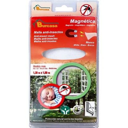 Imagen de BR MALLA MOSQUITERA MAGNETICA 150X130 BLANCA BR MALLA MOSQUITERA MAGNETICA 150X130 BLANCA