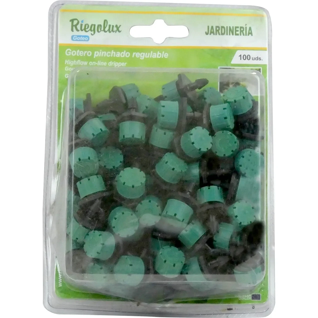 Imagen de RGX GO GOTERO PINCHADO REGULABLE BLISTER 100 UD RGX GO GOTERO PINCHADO REGULABLE BLISTER 100 UD