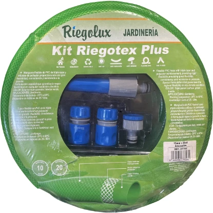 Imagen de RGX KIT MANGUERA RIEGOTEX PLUS 19X25MTS C/ACC. RGX KIT MANGUERA RIEGOTEX PLUS 19X25MTS C/ACC.