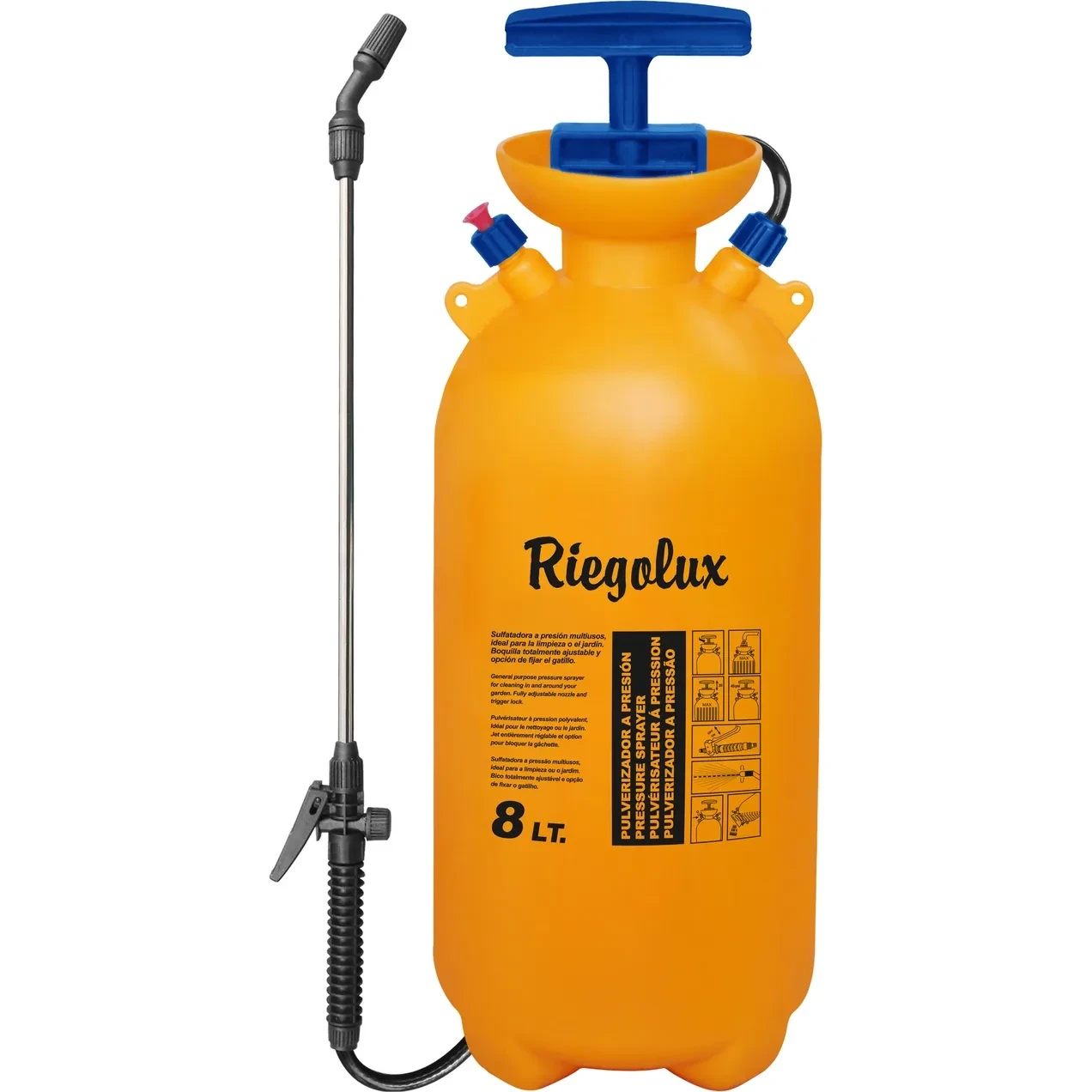 Imagen de RGX PULVERIZADOR ANETO 8L LANZA ALUMINIO RGX PULVERIZADOR ANETO 8L LANZA ALUMINIO
