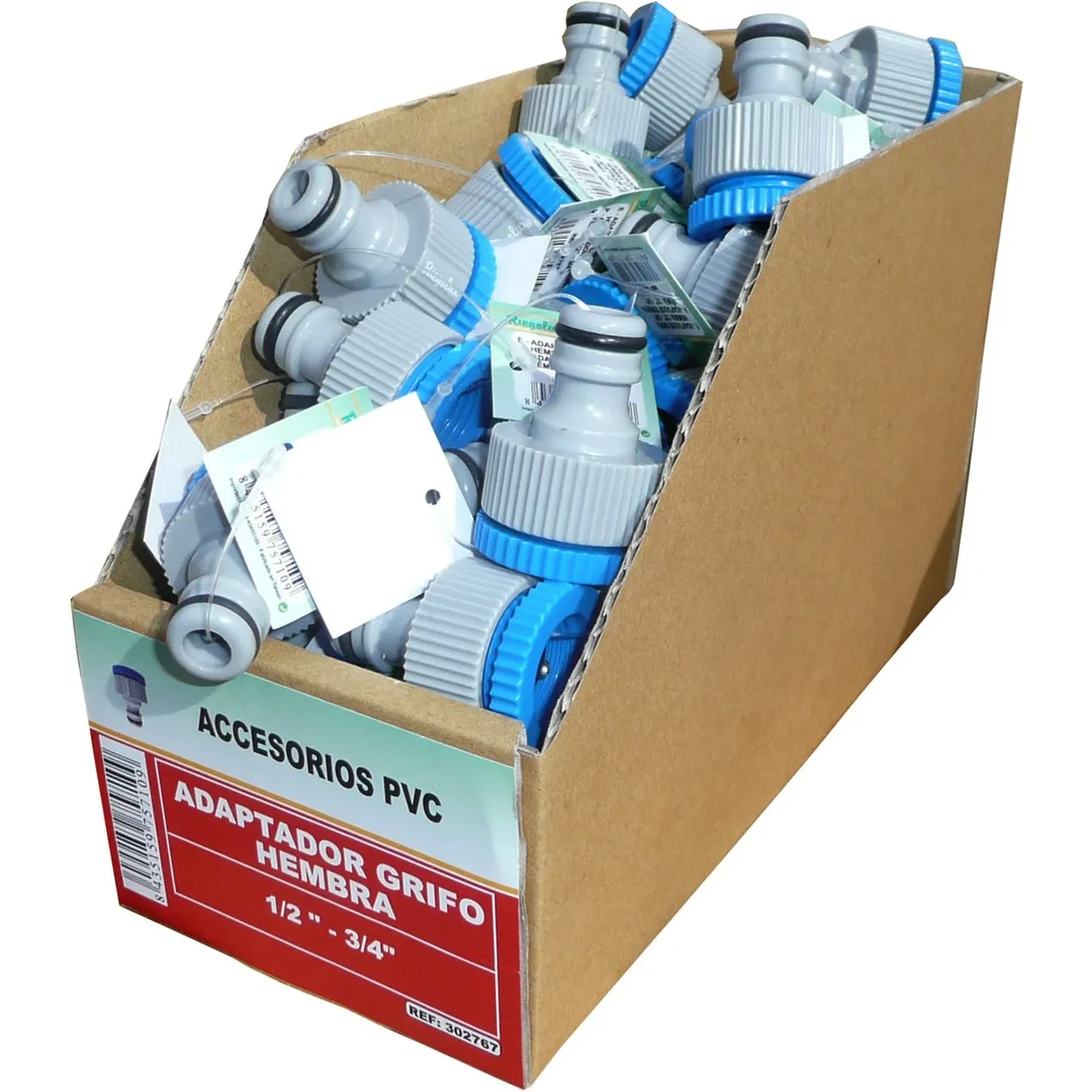Imagen de RGX ADAPTADOR GRIFO HEMBRA 1/2" - 3/4" BULK RGX ADAPTADOR GRIFO HEMBRA 1/2" - 3/4" BULK