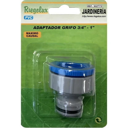 Imagen de RGX ADAPTADOR GRIFO HEMBRA 3/4"-1" MAX.CAU BL RGX ADAPTADOR GRIFO HEMBRA 3/4"-1" MAX.CAU BL