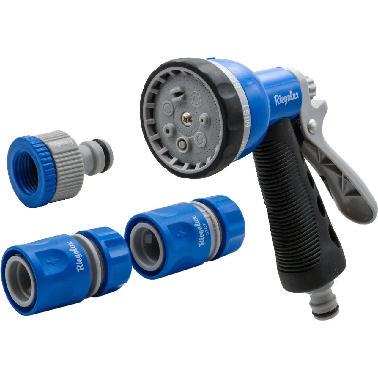 Imagen de RGX KIT PISTOLA MULT+3RACOR 3/4" BIM. D/B RGX KIT PISTOLA MULT+3RACOR 3/4" BIM. D/B