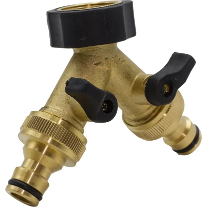 Imagen de RGX LATON ADAPTADOR GRIFO 2 SALIDAS 3/4" C/LLAVE RGX LATON ADAPTADOR GRIFO 2 SALIDAS 3/4" C/LLAVE