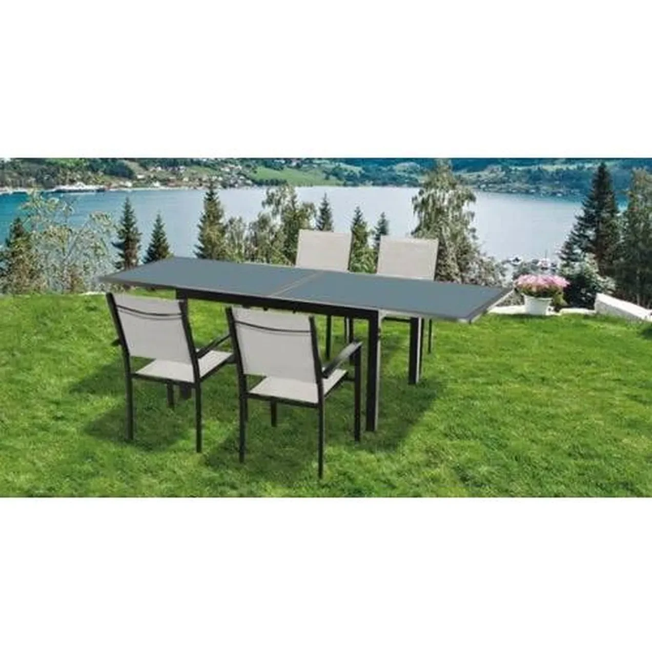 Imagen de SILLA JARD 57X56,5X87CM NATUUR