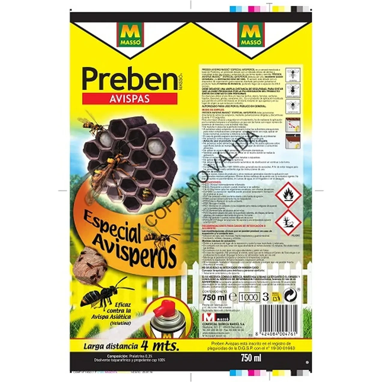 Imagen de INSECTICIDA AVISPEROS MASSO
