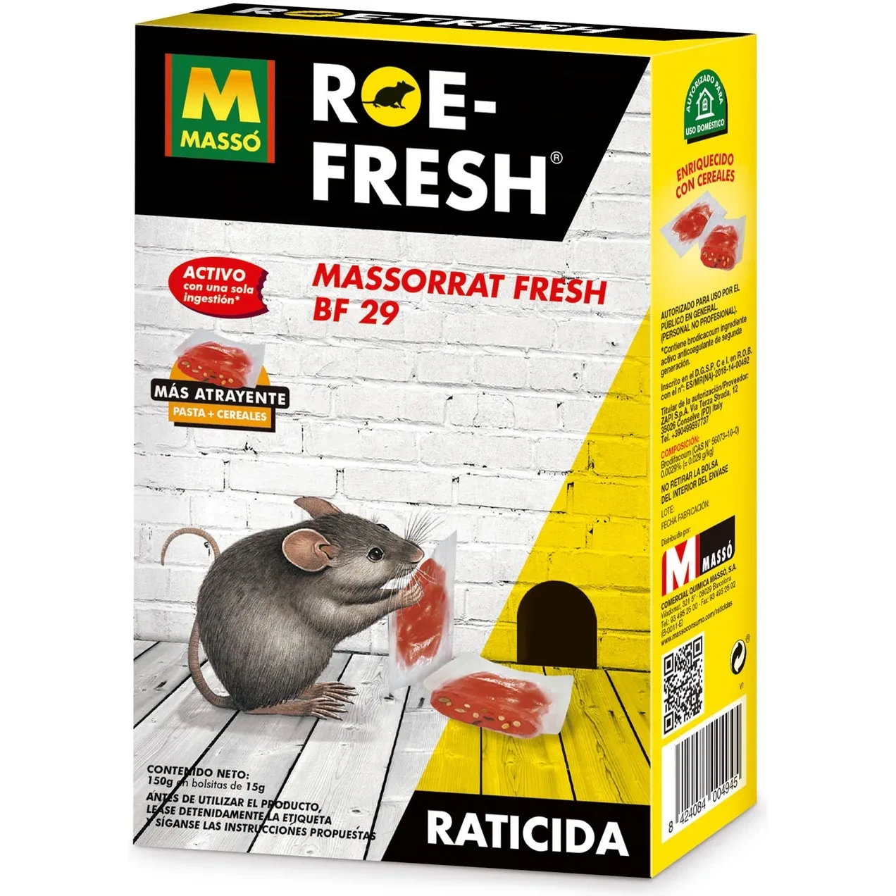 Imagen de RATICIDA ROE-FRESH 150 GR
