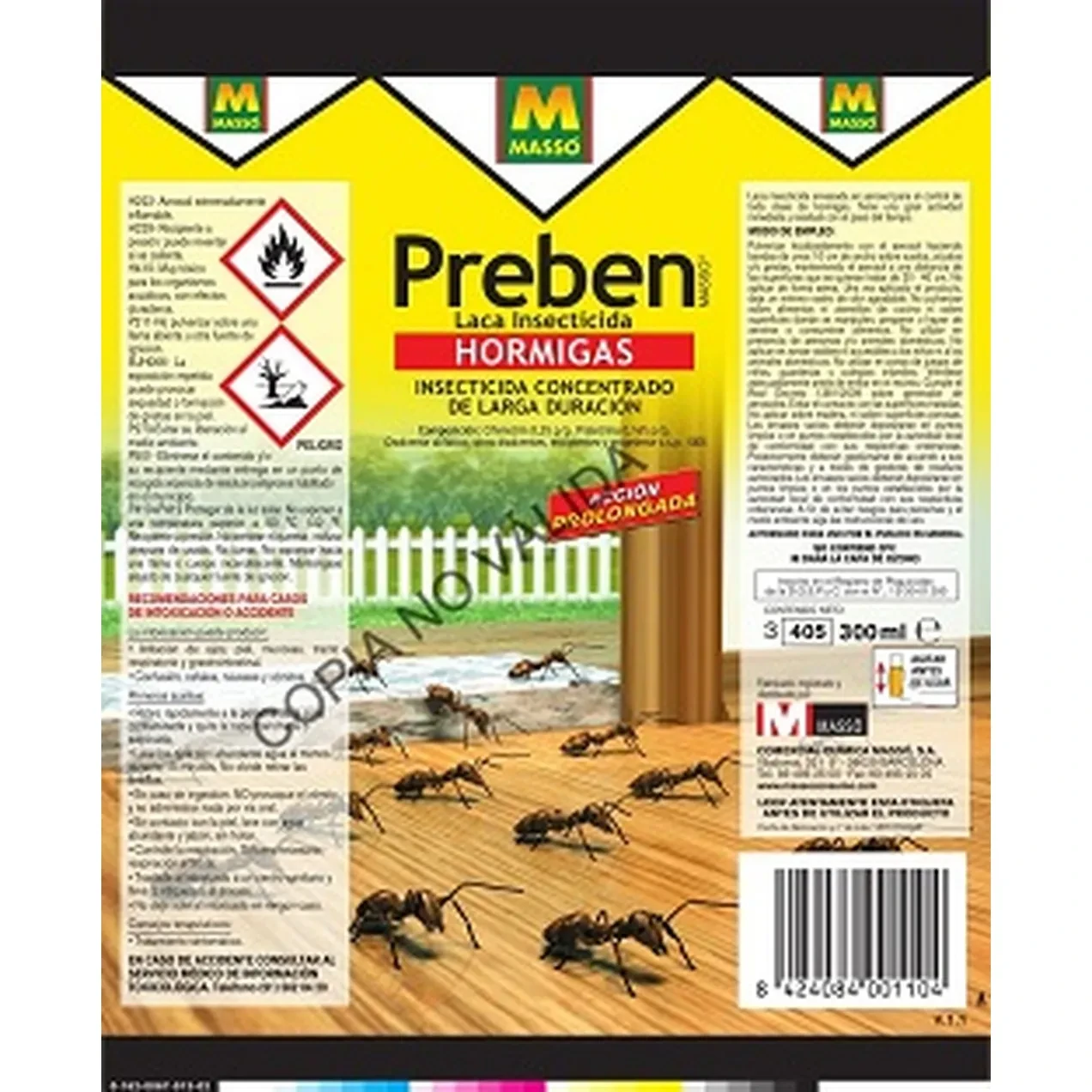 Imagen de INSECTICIDA HORMI CONC. MASSO