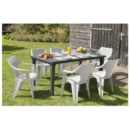 Imagen de SILLON JARD FIJO CURVER BLANCO