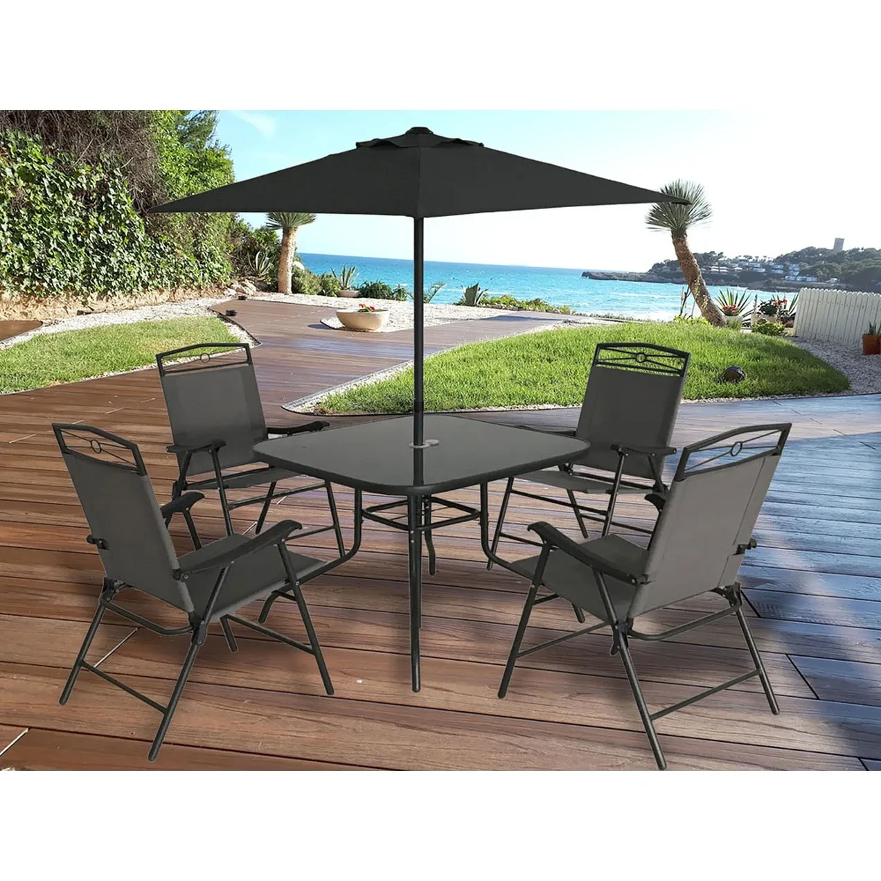 Imagen de MUEBLE MESA PARASOL 80X80X71CM