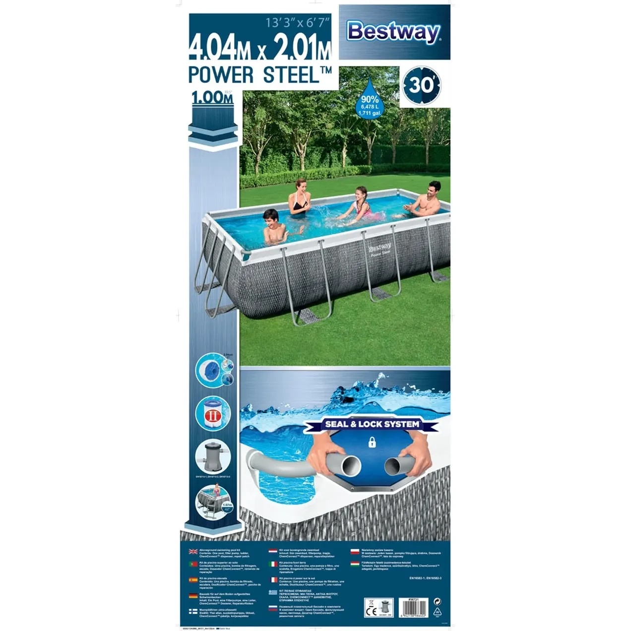 Imagen de PISCINA 6478LT 404X201X100CM 5