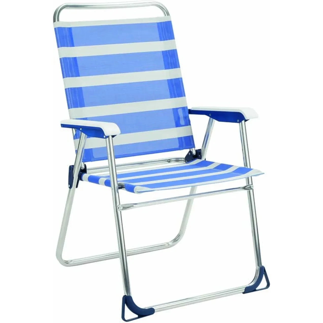 Imagen de SILLON PLAYA FIJO AZUL/BLANCO