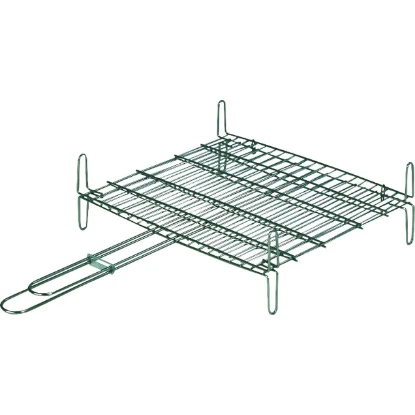 Imagen de PARRILLA DOBLE INOX 18/8 50X50