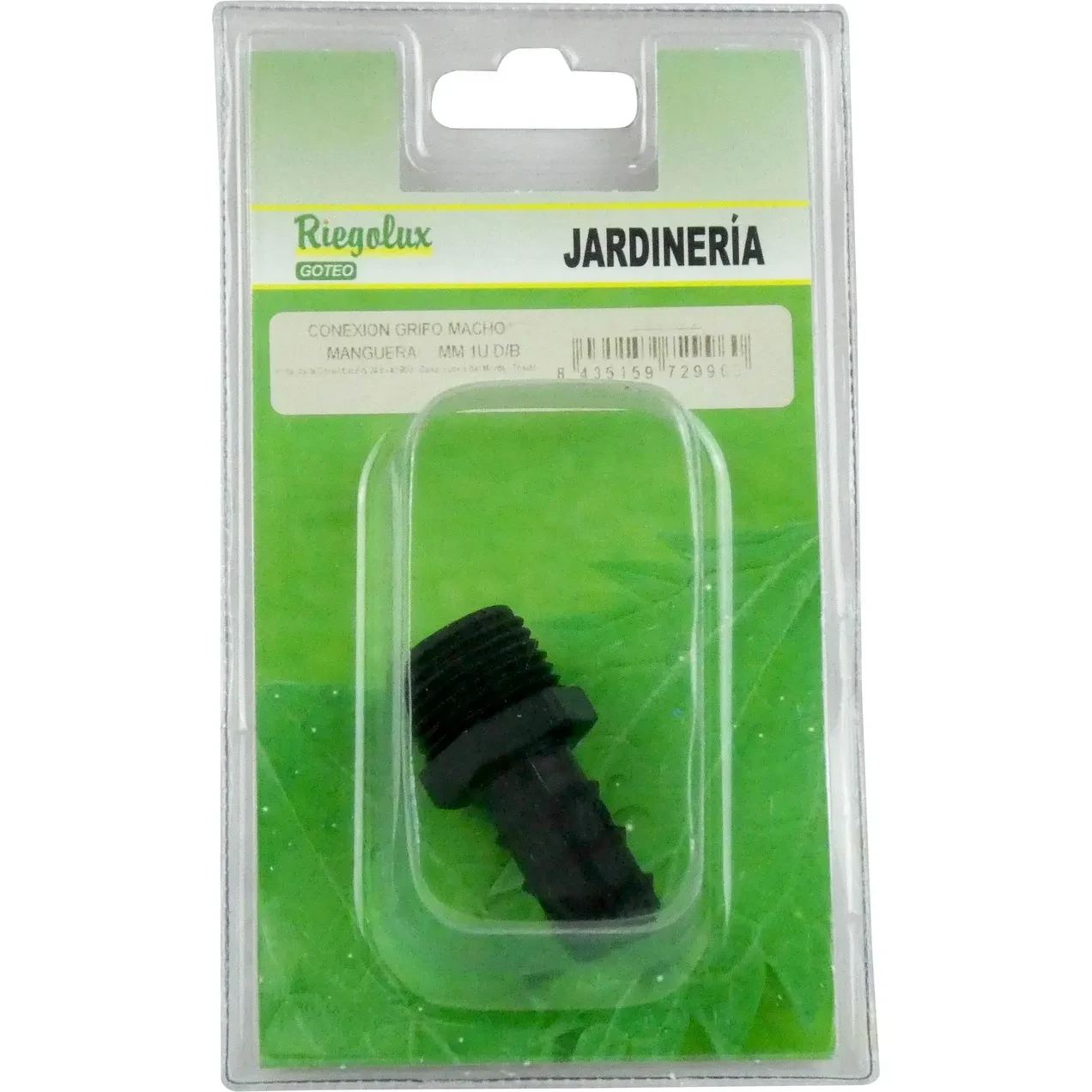 Imagen de RGX GO ADAPTADOR M. 3/4" - 12MM BLISTER 1 U RGX GO ADAPTADOR GRIFO M. 3/4" - 12MM BLISTER 1 U