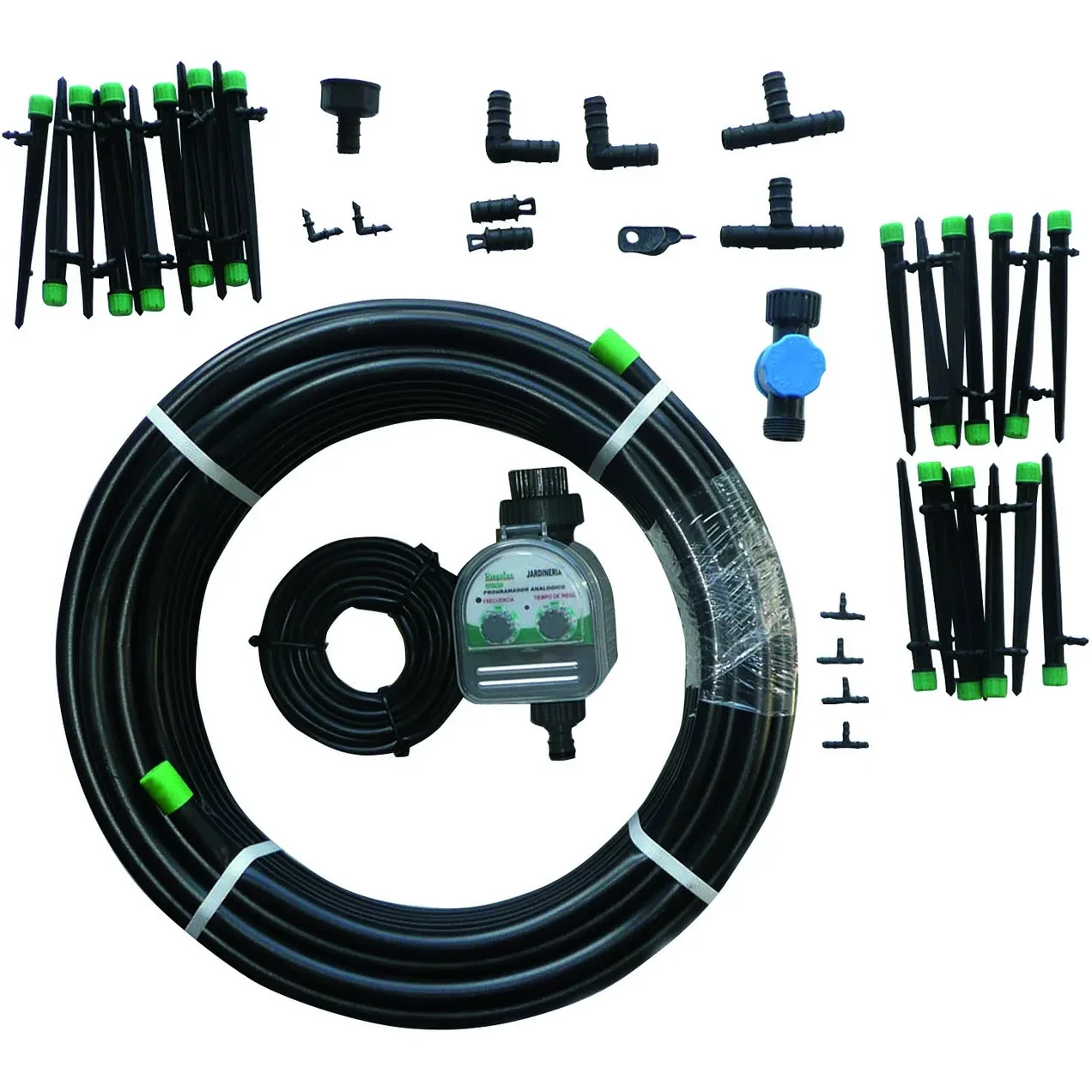Imagen de RGX GO KIT GOTEO PREMIUM C/PROGRAMADOR 16MM BOLSA RGX GO KIT GOTEO PREMIUM C/PROGRAMADOR 16MM BOLSA
