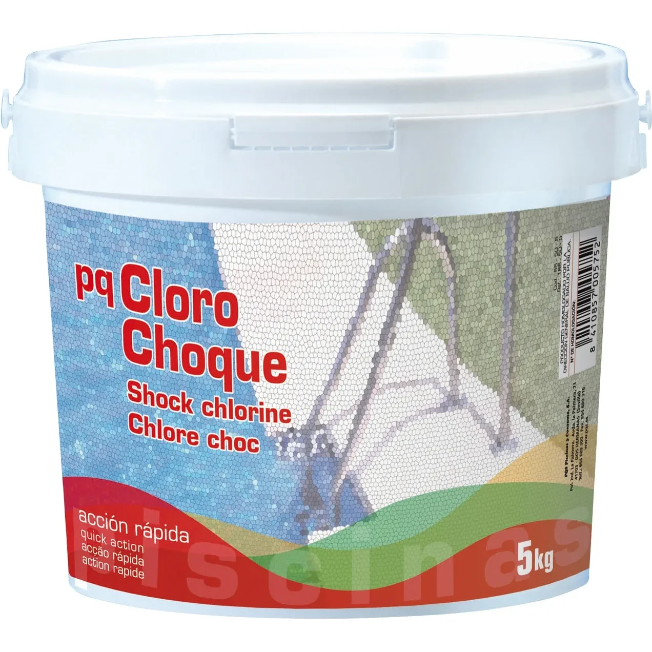 Imagen de PQS CLORO CHOQUE GRANO 5KGS