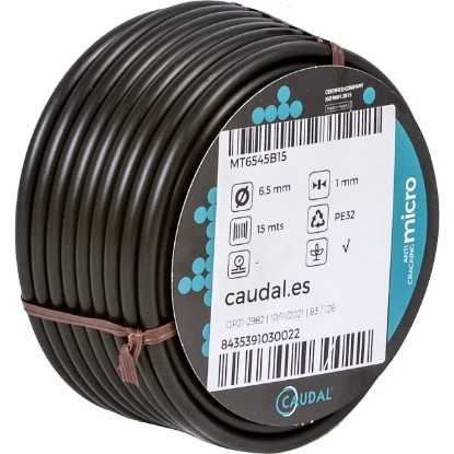 Imagen de MICROTUBO FLEXIBLE NEGRO PARA