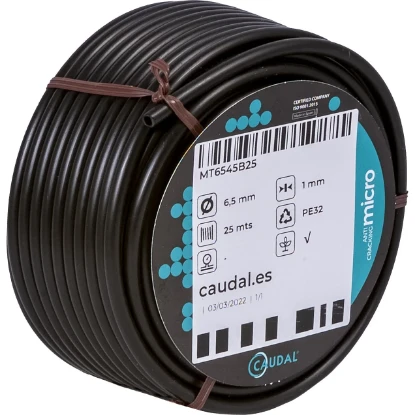 Imagen de MICROTUBO FLEXIBLE NEGRO PARA