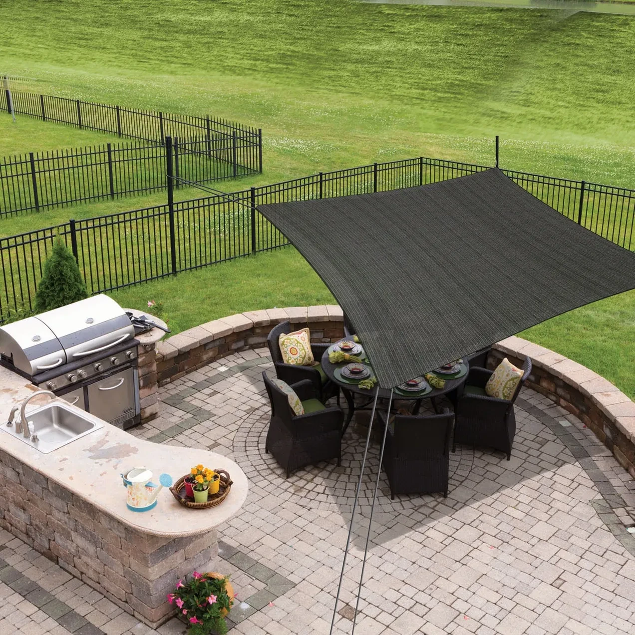 Imagen de TOLDO VELA CUAD. READY 3X3 GRI