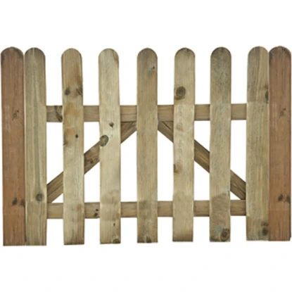 Imagen de PUERTA VALLA CLASICA MADERA 10
