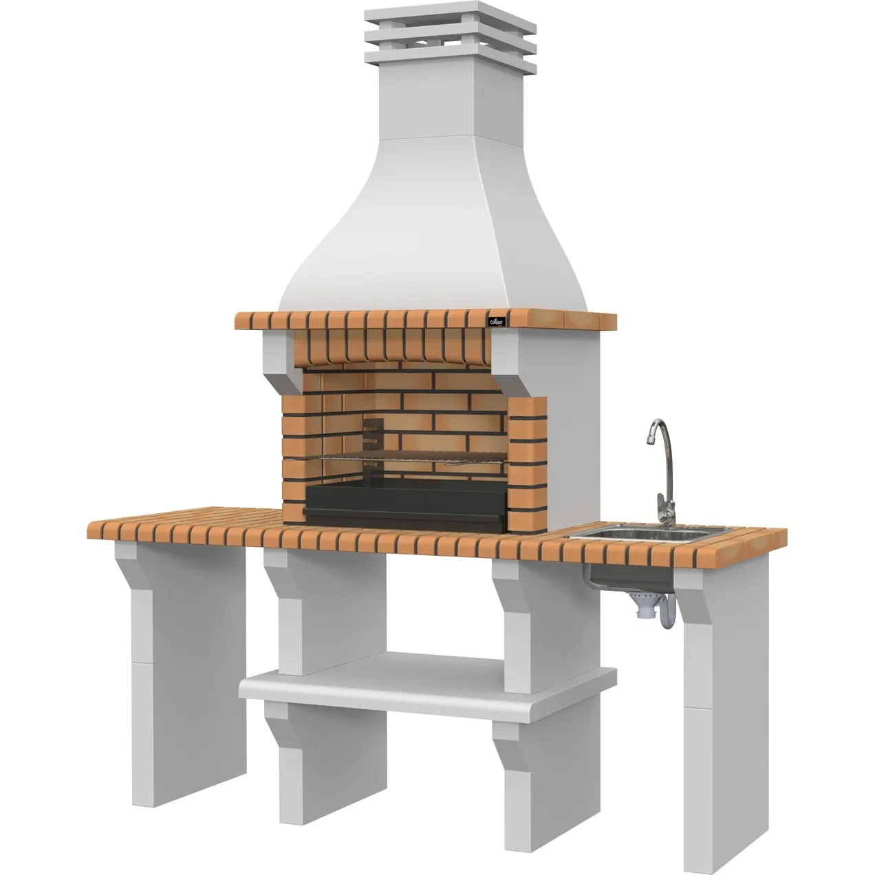 Imagen de BARBACOA LADRILLO SAGRA 237X19