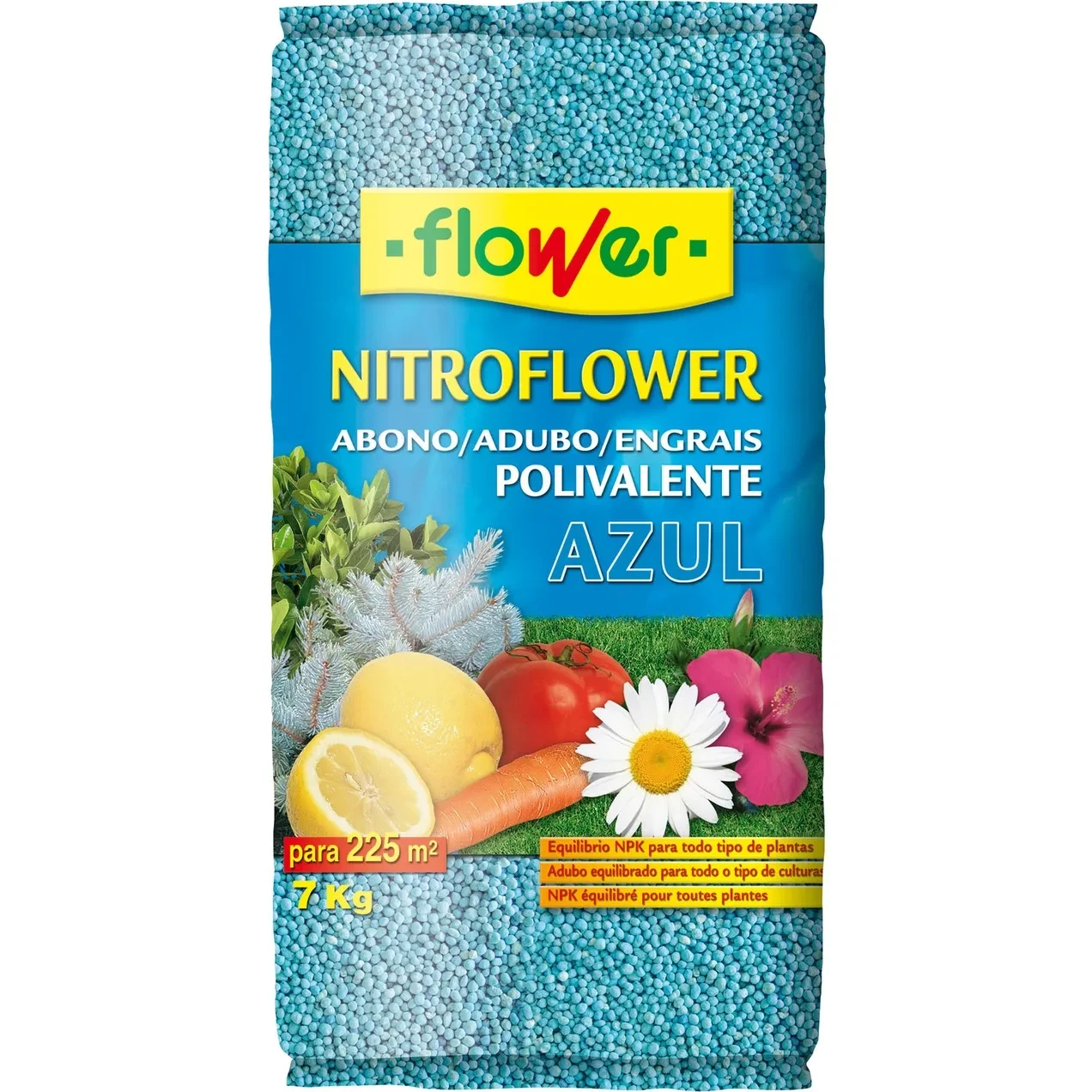 Imagen de ABONO NITROFLOWER AZUL 7 KG FL
