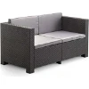 Imagen de SOFA 2 PLAZAS RATAN RESINA DIV