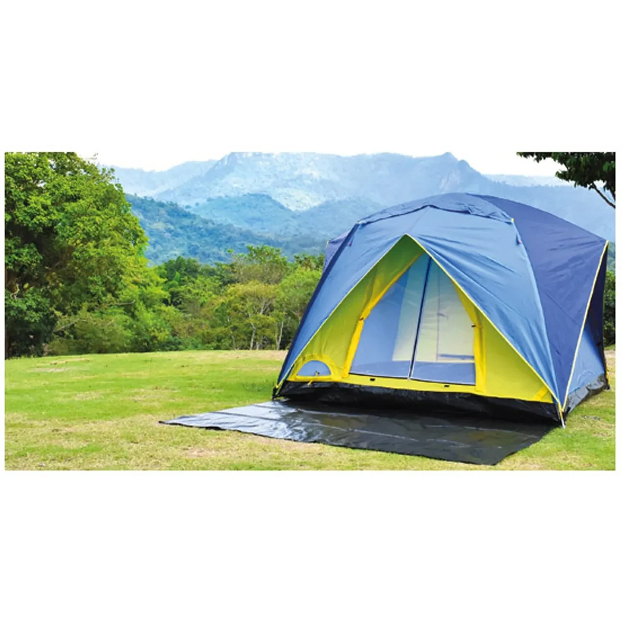 Imagen de MALLA SUELO CAMPING VERDE 3X6