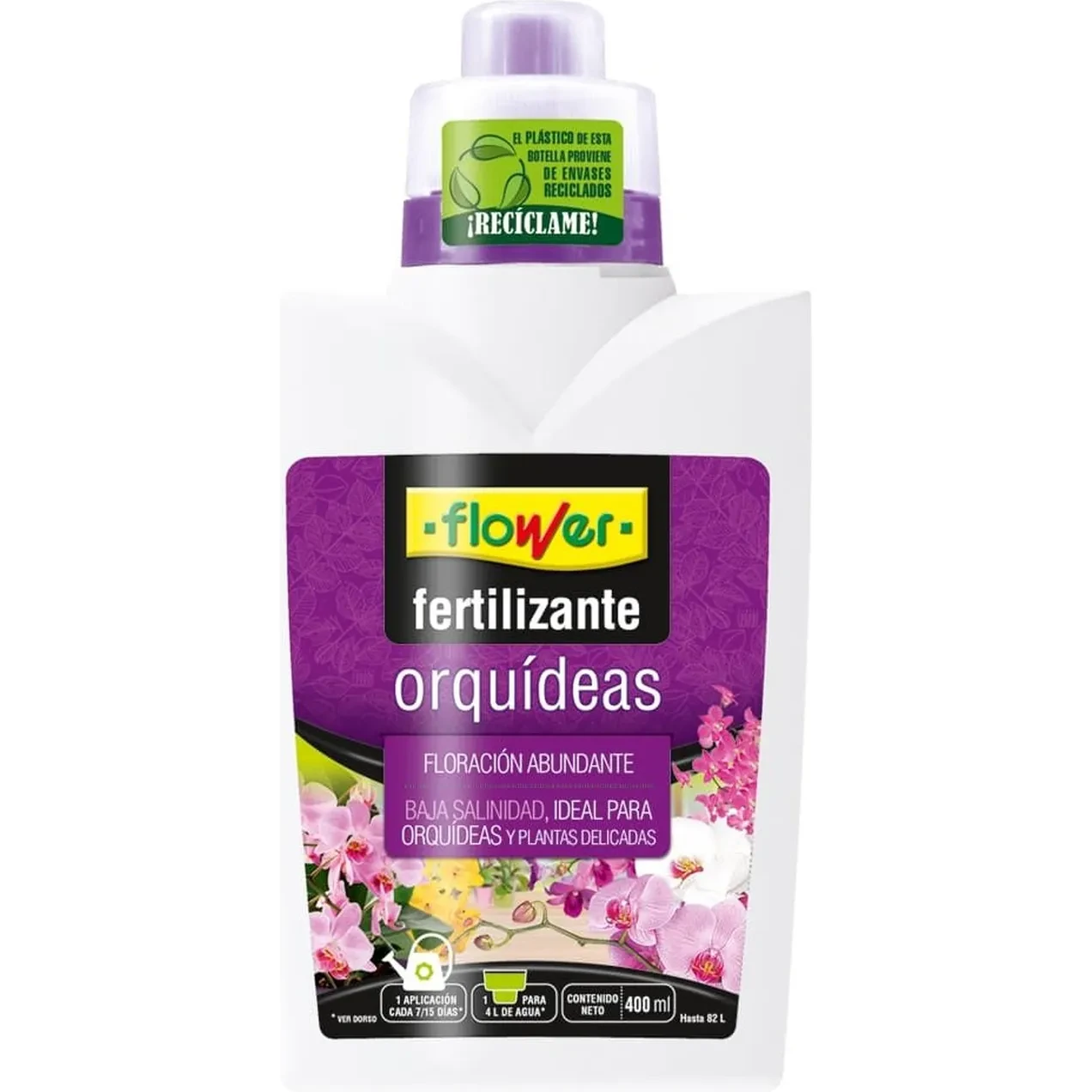 Imagen de ABONO LÍQUIDO ORQUIDEAS 400 ML FLOWER
