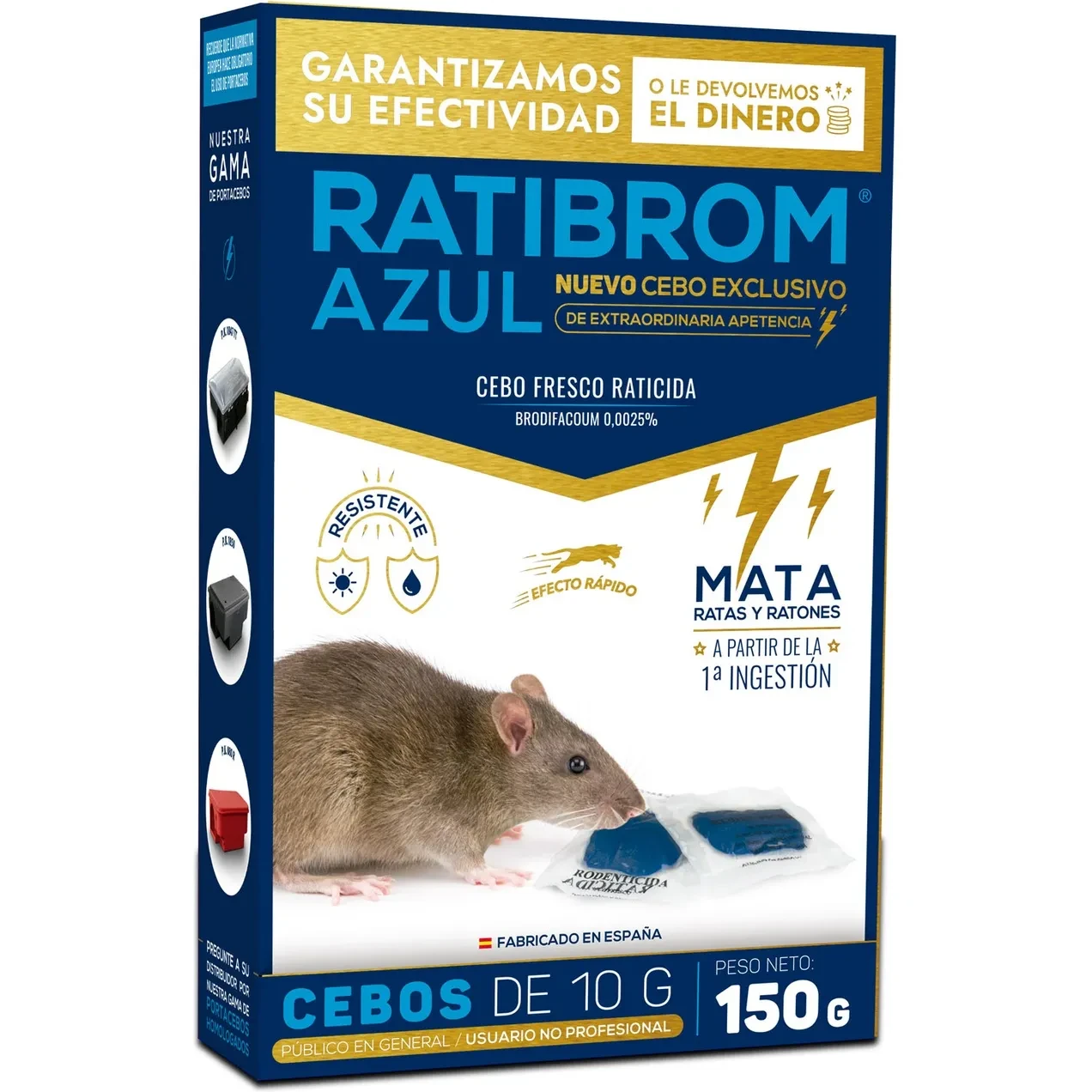 Imagen de RATICIDA RATAS 150GR