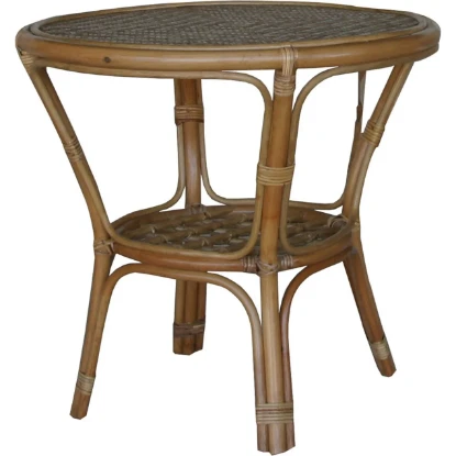 Imagen de MESA JARD Ø65X57CM RATAN NAT