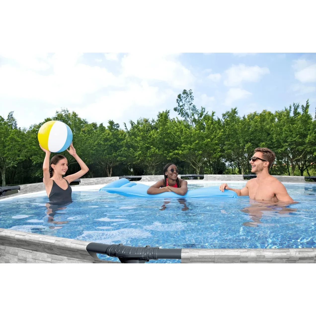 Imagen de PISCINA PVC 427X122CM STEEL FR