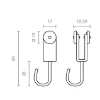 Imagen de POLEA CORTINA 18,5x18x56MM TLD