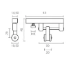 Imagen de POLEA PERGOLA 48X65x18,5MM TLD