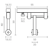 Imagen de POLEA PERGOLA 90X65x18,5MM TLD