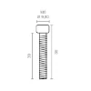 Imagen de TORNILLO TOLDO 9,8x9,8x36MM TL