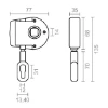 Imagen de POLEA ENROLLAR TOLDO 77x35x135