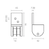 Imagen de POLEA PERGOLA 43x42x78MM TLD19