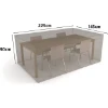 Imagen de FUNDA MESA RECT + 4 SILLAS 225