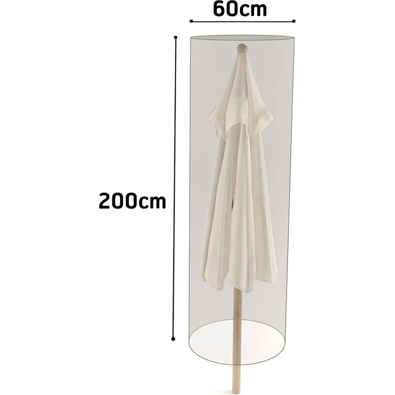 Imagen de FUNDA PARASOL VISON 60XH200