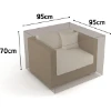 Imagen de FUNDA SILLON 1 PLAZA VISON 95X
