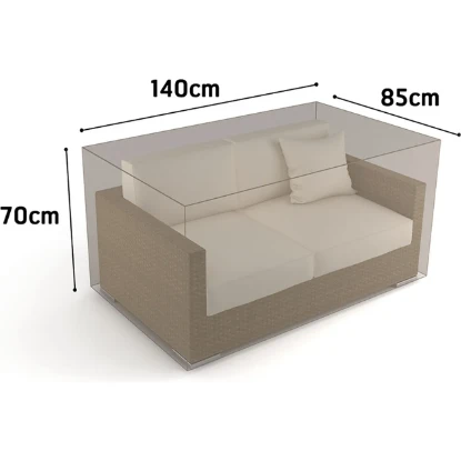Imagen de FUNDA SOFA 2 PLAZAS VISON 140X